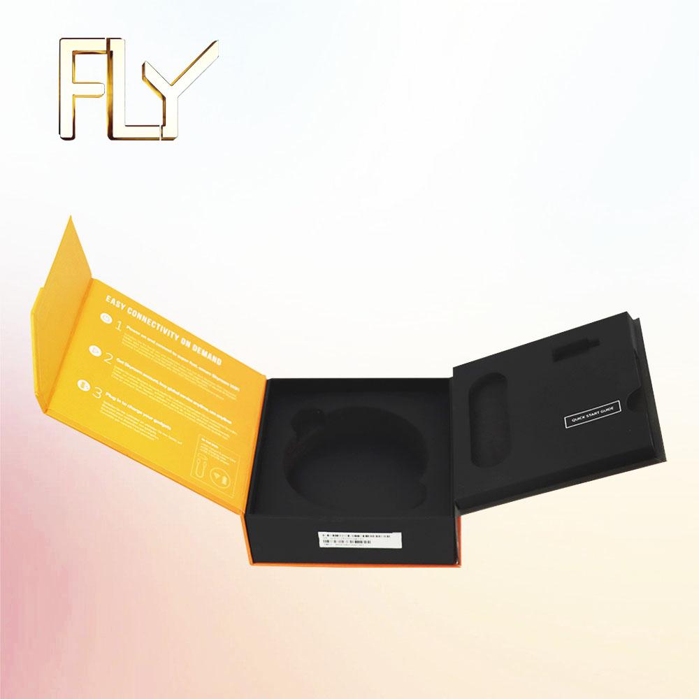 Customized Luxury Electronic Packaging Rigid Box with Logo & Color Options