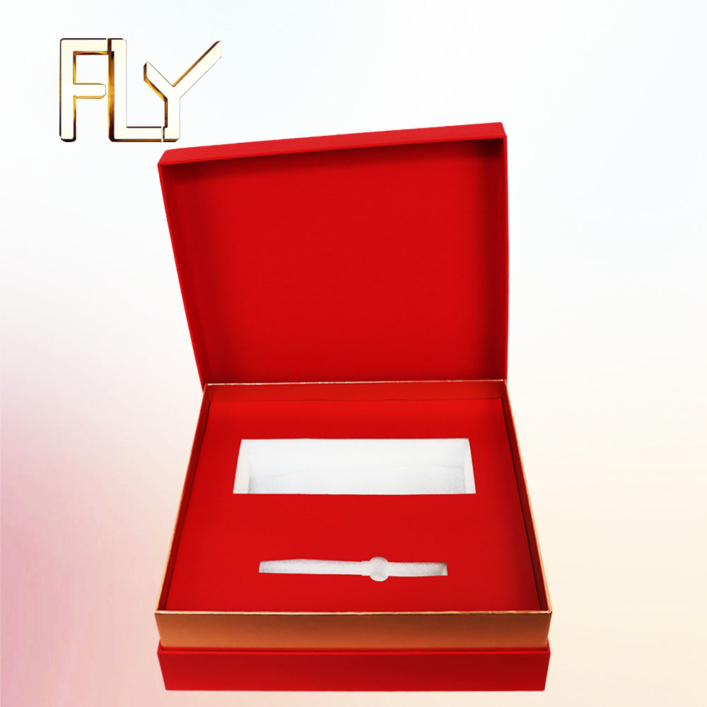 Factory Customized Color LOGO Size Rigid Box Packaging with Foam Inserts